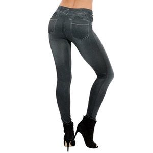 NWOT XJ BOOST denim print leggings